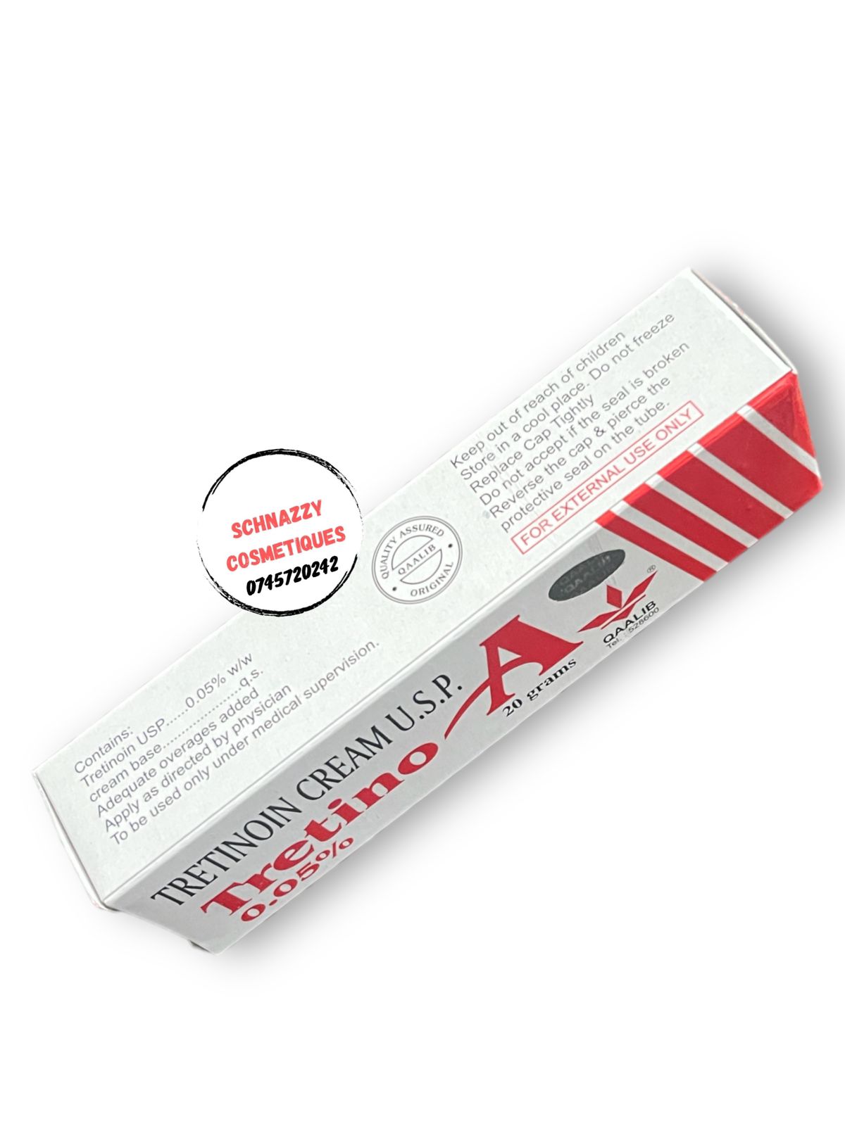 RETIN A Tretino Cream 0.05% Tretinoin Fade Scars Dark Hyperpigmentation Acne Dark Spots. Night Use Best for spot treatment clear skin routine Gentle exfoliate dull skin Antiaging Retinol Trino White
