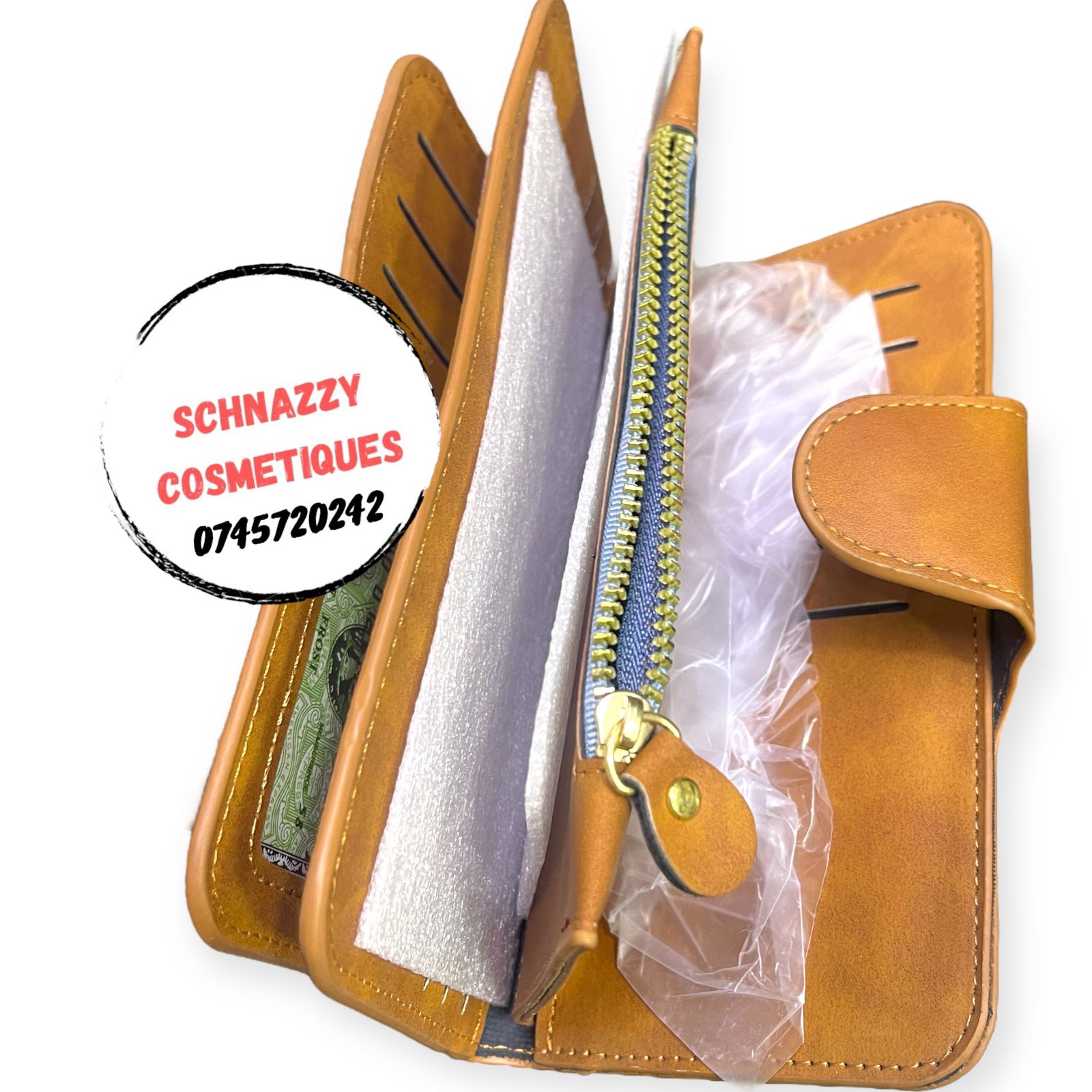 Retro Style Women Gift Lady Leather Wallet Phone Bag Clutch Card Holder Purse Handbag Baellerry New Wallet Women‘s Long Korean-style Multi-Card Buckle Wallet Tri-fold Zipper Wallet