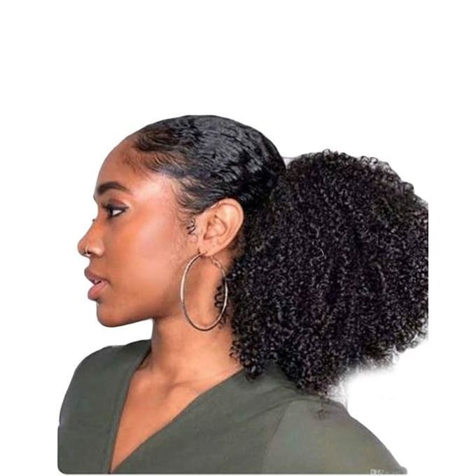 Versatile Event Casual Afro Ponytail Hair Extension Afro Puff Kinky Curly Baddie Short Long Hair Extensions Kinky Extension New Arrivals Hair Wigs Weaves Donut Puff Bun