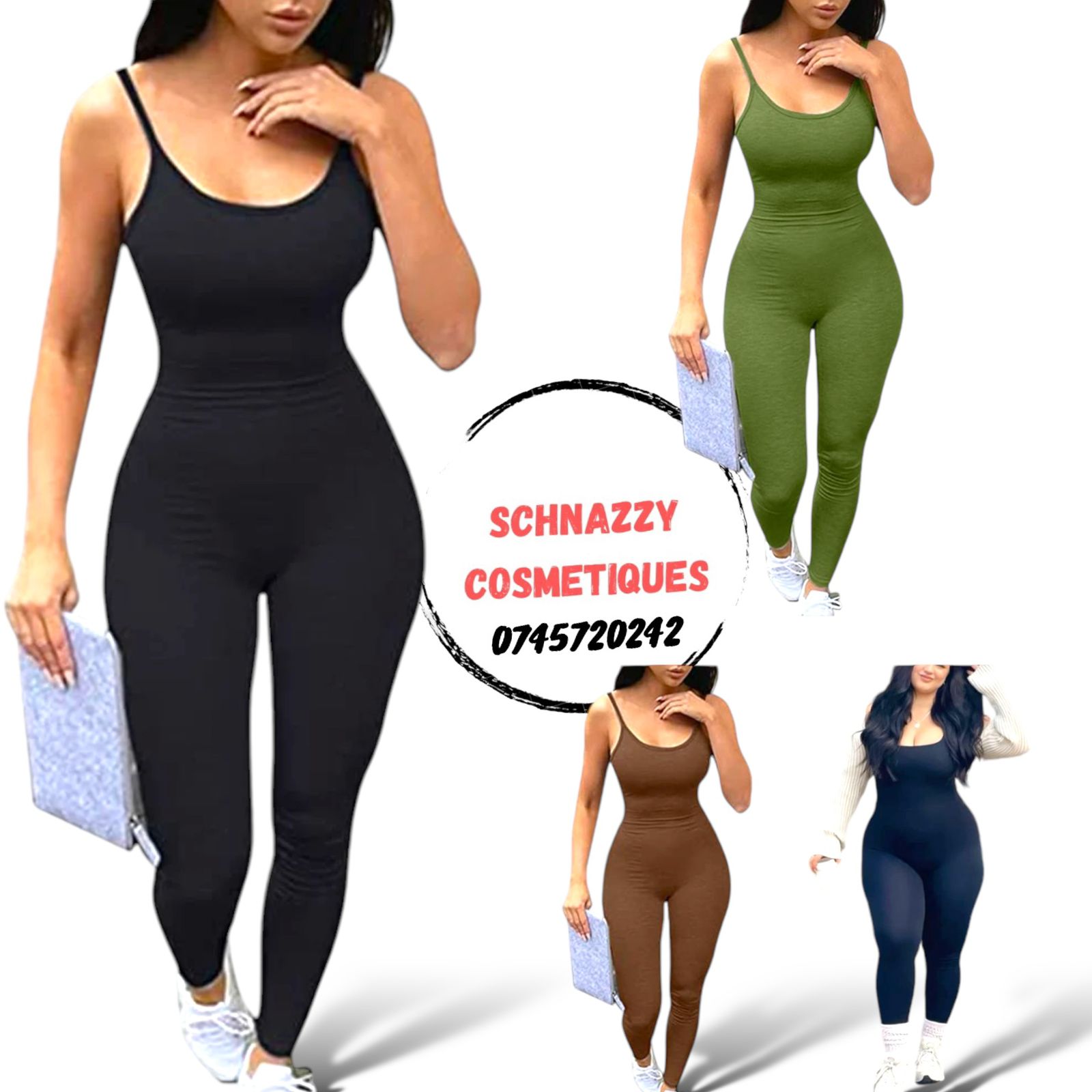 WOMEN Bodycon Onepiece Bodysuit Playsuit Sleeveless Camis Romper One Size Fit (8-14) Solid Color Jumpsuit Casual Classic Jumpsuit - Black, Navy, Maroon, Grey, Jungle Green, Mustard