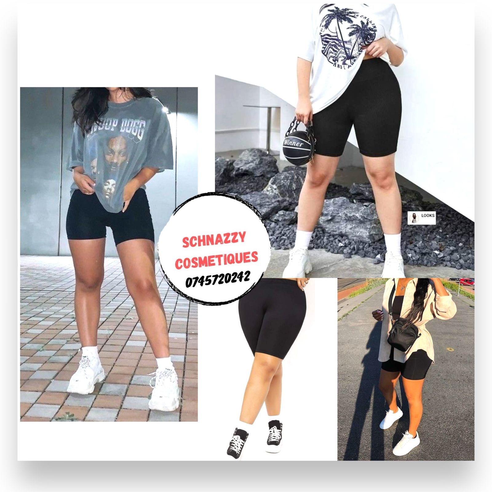 FASHION SPORTY COTTON CASUAL BASICS Women BIKER SHORTS Multi-use Comfortable Style Timeless Everywhere Wear Ladies Women Trendy Sporty Look Gym Fit Gym Workout Clothes STRETCH BIKER SHORTS