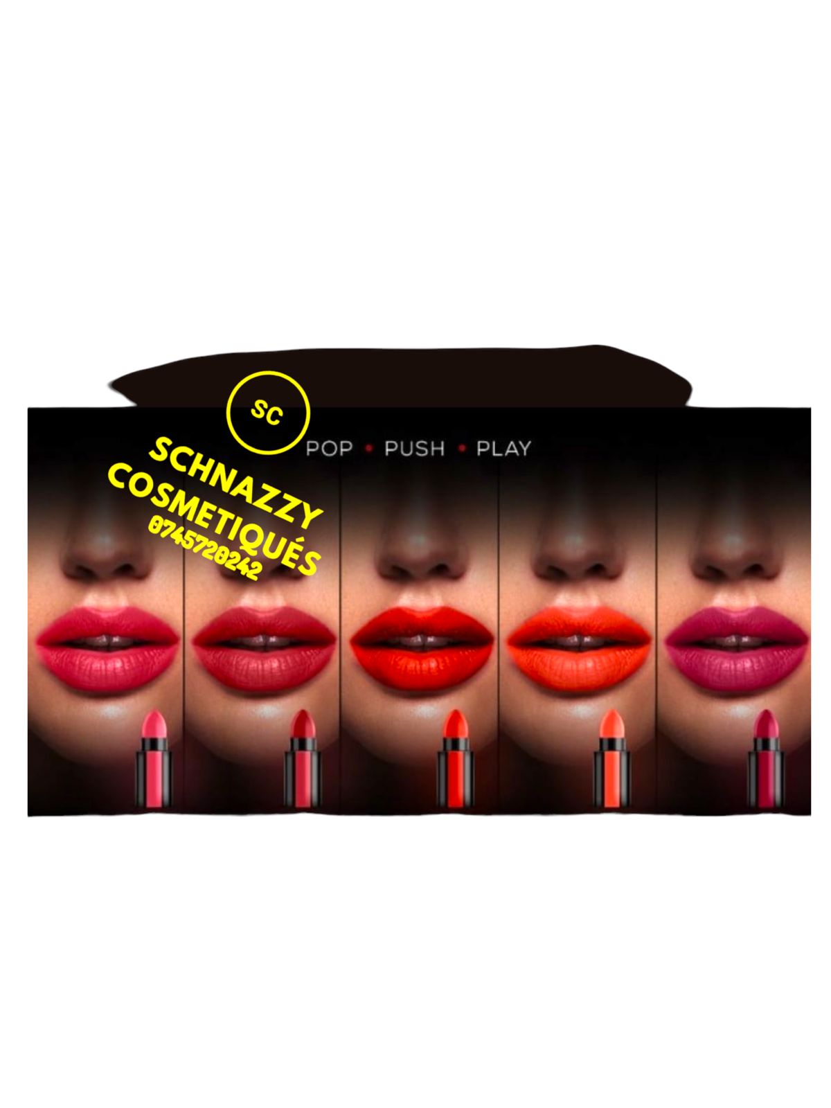 Fab 5 (5 in 1 Lipstick) ARSENAL LIPPIE LIP KIT Exciting Shades All You Need In One Stick Mini Bullet Size Lippies in 5 Trendy Shades Suits All Skin Tones and Makeup Looks New Arrival Lipstick Lipgloss view 10