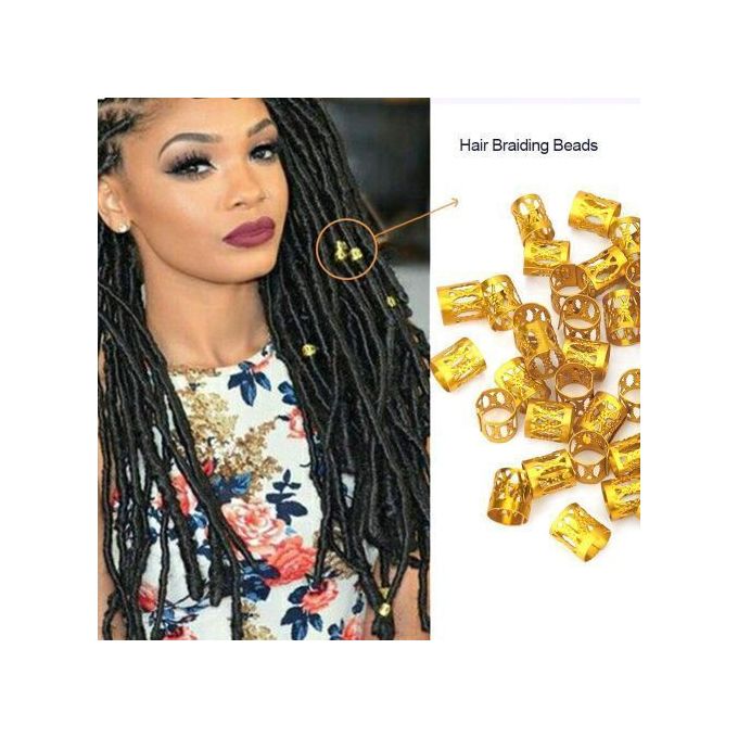 Braid Art Dreadlocs Fauxlocs Beads Rings Decorative Hair Ornaments Braid Art Cornrows Sisterlocs Twist outs