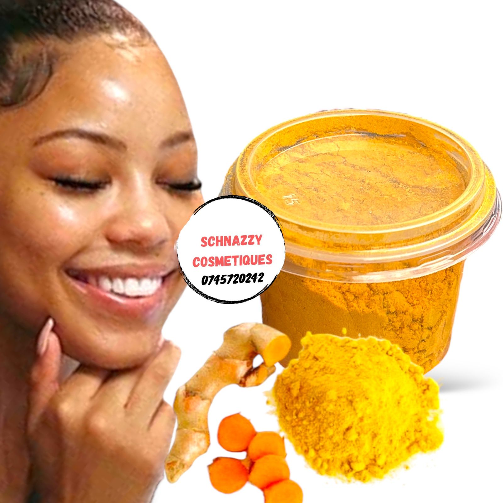 Turmeric Face Mask Powder Brightening Clear Skin, Dark Spots, Dark Inner thighs, Acne Spots Remover, All Natural