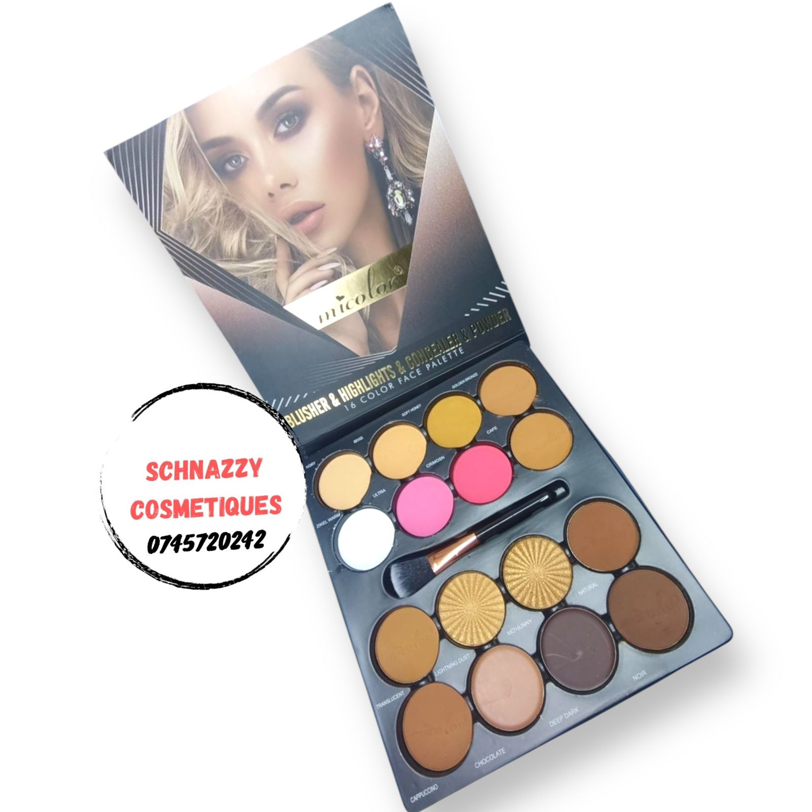 Cheek Blush Add Beautiful Flush Concealer Palette Blendable Buildable Natural Flushed Look Sunkissed Finish Lightweight Skin True Shades (Liquid Blush)