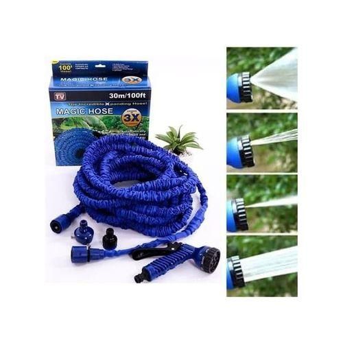 Magic Hose Magic Expandable High Pressure Horse Pipe Use it to clean dirt, water your plants or even turbo wash your car.