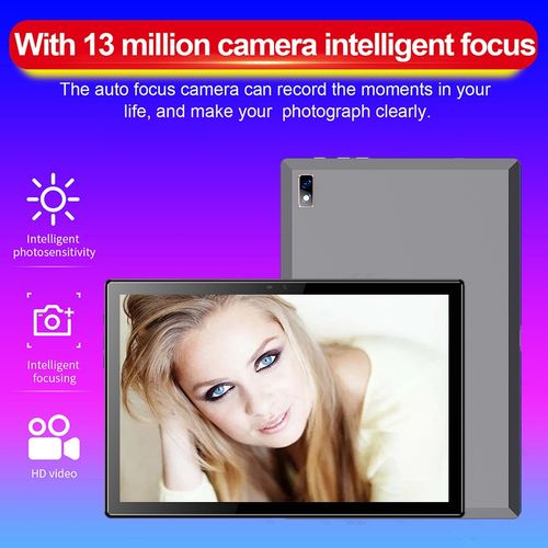G18 4G Phone Call Tablet PC 10.1 Inch 16GB+512GB Android 8.0 (Grey)