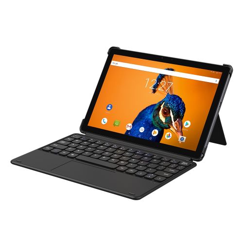 4G LTE Tablet PC 10.1 Inch 16GB+512GB With Keyboard Android 10.0 EU Plug (Black+Grey)