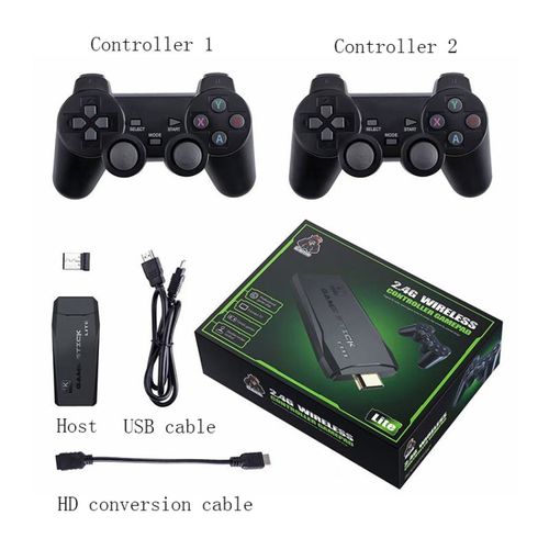 M8 Wireless Mini Game Machine With GamePads 64G Memory