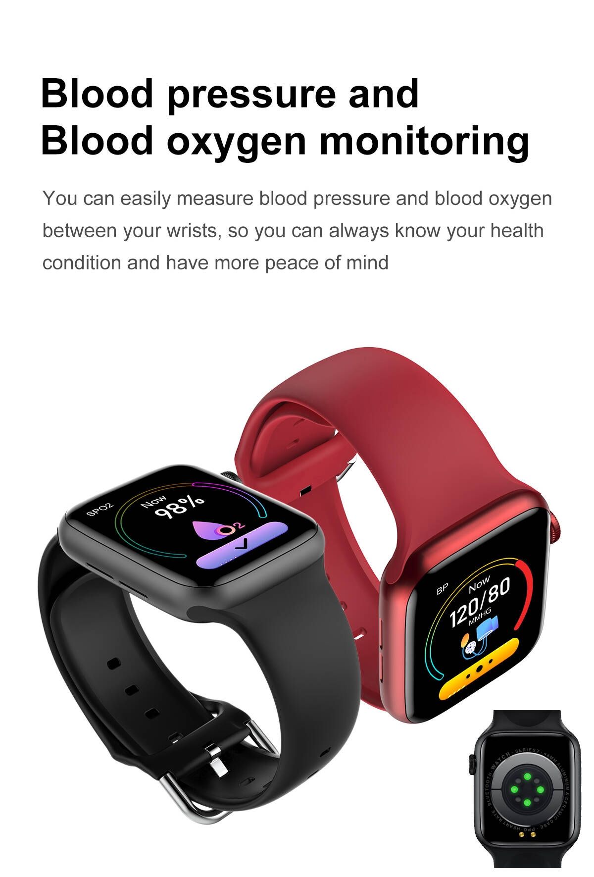 T500+ Hiwatch 6 Smart Watch ,Apple Series 6 Design,1.75 Inch