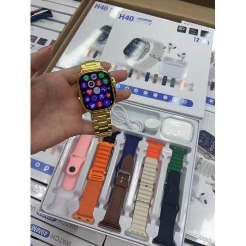 Ultra-2 (12+1) Smart Watch With Wireless Earpods And 10 Different Straps