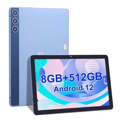 10.1 Inch Android Tablet PC 12 Dual Camera Sim 8GB RAM 512GB Bluetooth Fntastic Blue