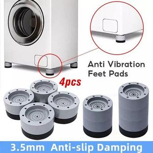 4Pcs Washing Machine Antivibration Anti Vibration Pads Shock And Noise Cancellation Pads. Washing machine foot pad is made of high quality resin fiber plastic and TPU glue. It has good bearing capacit