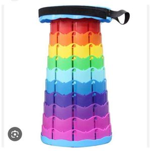 🔅🔅Outdoor Furniture Retractable Stool Chairs Portable Rainbow.Store away blankets, comforters, clothes, pillows and more at a size reduction [MULTI USAGE] Our Ziplock & heat sealable mylar bags are