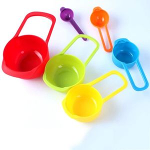 6 in 1 measuring cups.This 6pcs set measuring spoon cup is right for ranges of cooking needs,its accurate measures both powder and liquids precisely.Great variety of sizes in six colours. Its simple,s