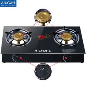 🍃✨️ELEVATE YOUR KITCHEN COOKING EXPERIENCE 🤑 AILYONS 2-Burner Table Top Gas Cooker With STRONG Glass & Infrared.Glass top double swirl burner saving 20% gas 
Auto ignition system 
durable stainless