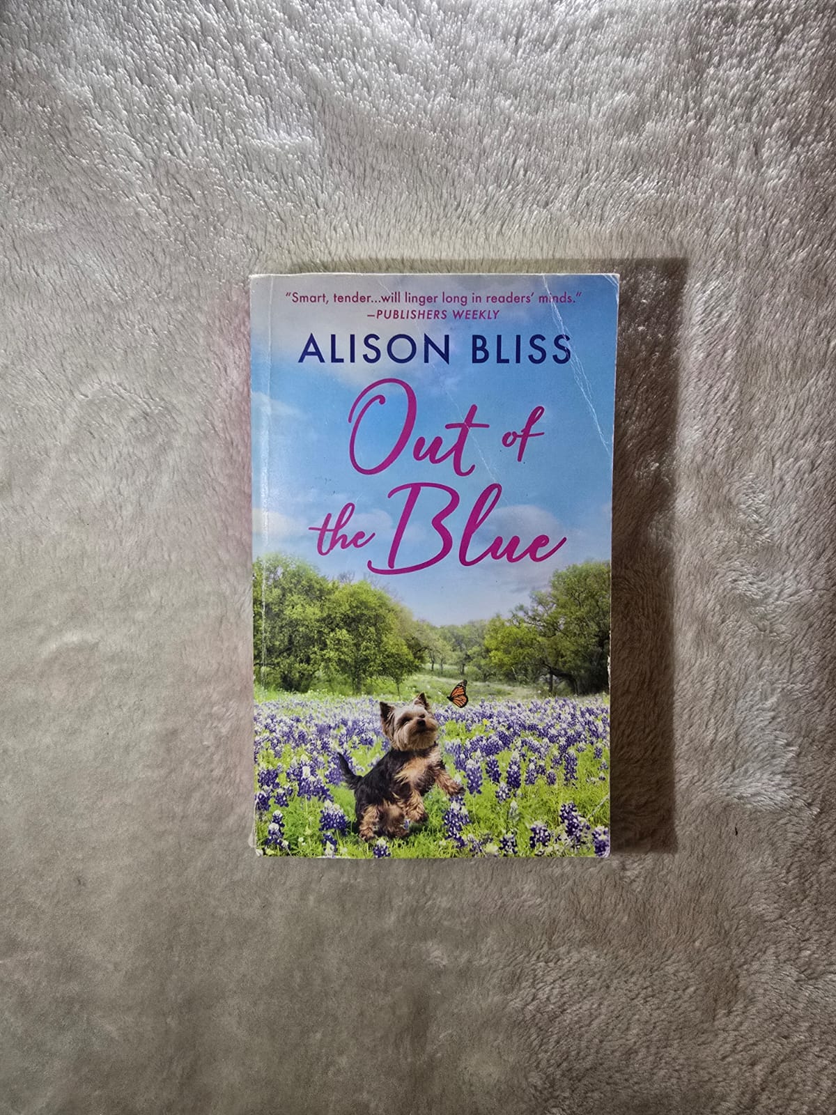 Out of the Blue by Alison Blue – Preowned Pocket Novel | Romantic Suspense
