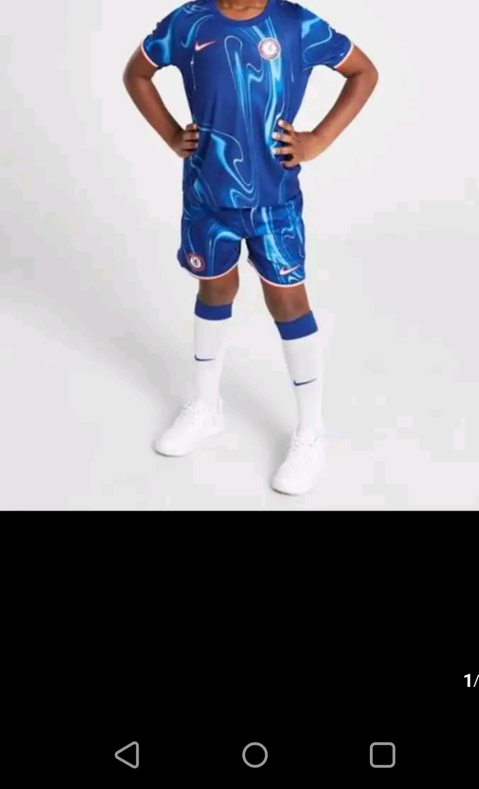 CHELSEA 2024/25 KIDS JERSEY AND A PAIR OF SHORTS.