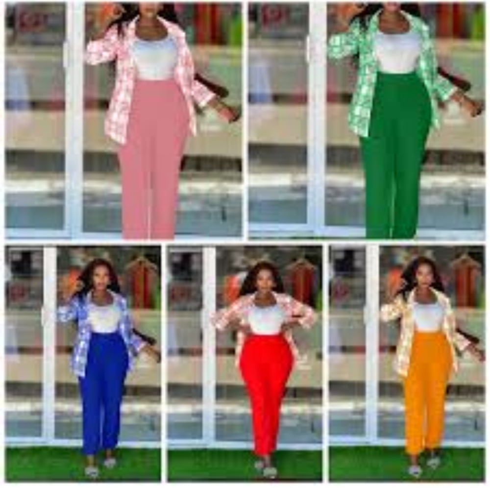 BEAUTIFUL THREE PIECE OUTFIT FOR LADIES