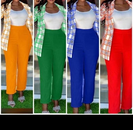 BEAUTIFUL THREE PIECE OUTFIT FOR LADIES