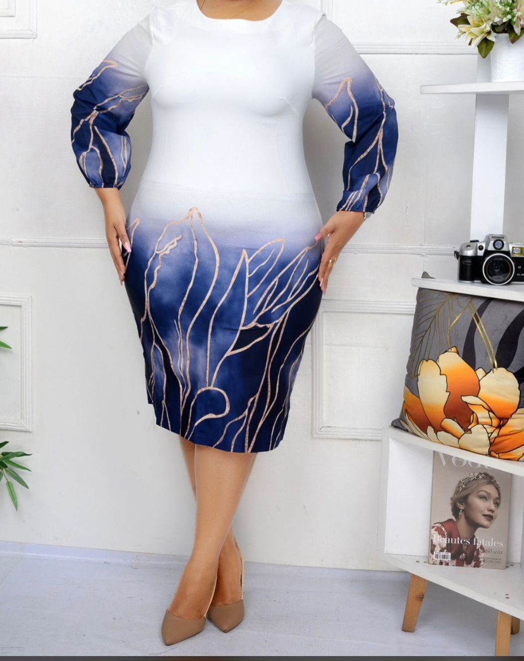 BEAUTIFUL KNEE LENGTH DRESSES FOR LADIES