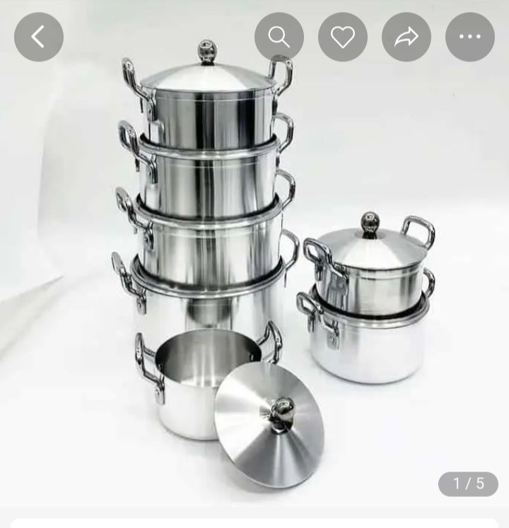 ORIGINAL 14 PCS TORNADO(TC) COOKWARE SET WITH FREE 2 SERVING SPOONS AND SCOURING SPONGE