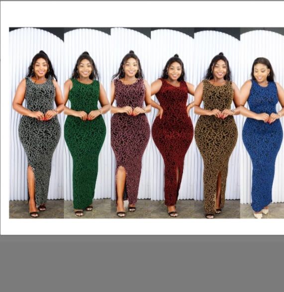 SUMMER BODYCON  SLEEVELESS, LONG DRESSES FOR LADIES