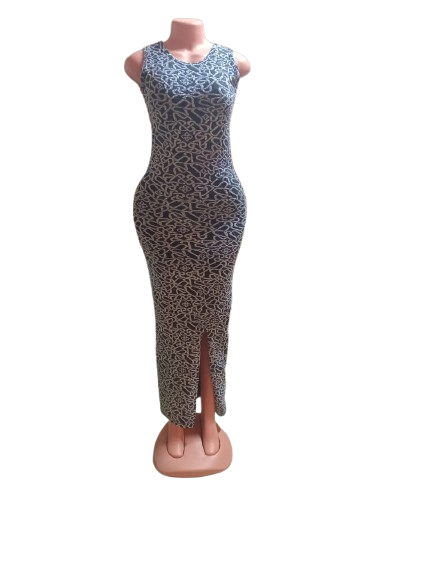 SUMMER BODYCON  SLEEVELESS, LONG DRESSES FOR LADIES