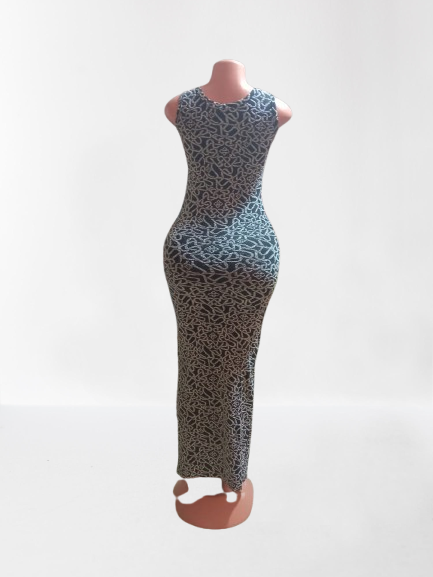 SUMMER BODYCON  SLEEVELESS, LONG DRESSES FOR LADIES