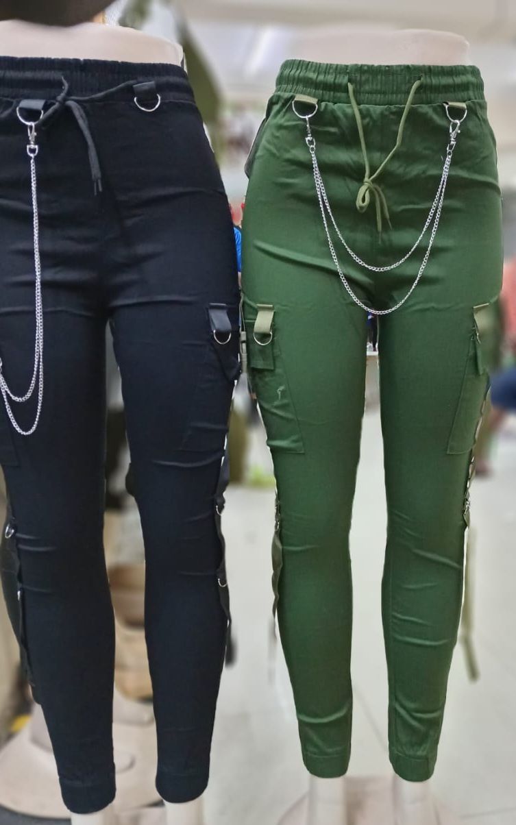 NEW ARRIVAL CARGO PANTS FOR LADIES AND LEATHER TROUSERS
