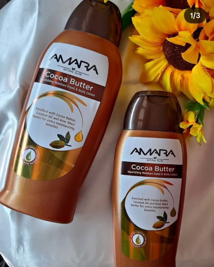 200 ML AMARA HAND AND BODY LOTIONS.  BOTH HYDRATING, MOISTURISING AND SMOOTHENING YOUR SKIN.