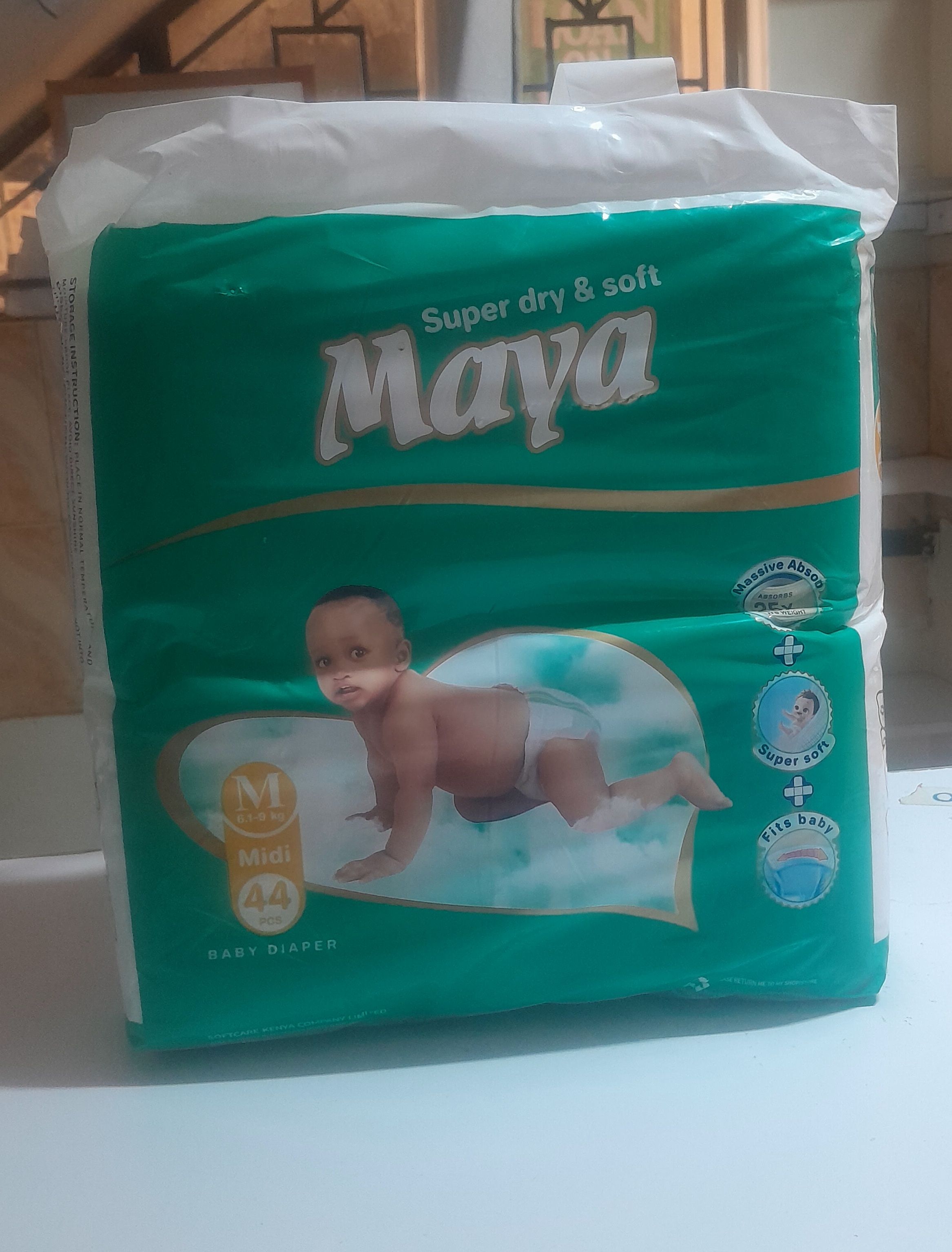MAYA BABY DIAPERS. SUPER DRY AND SOFT FOR YOUR BABY