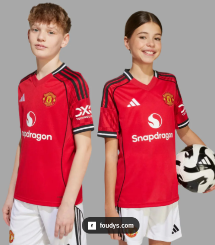 2024/25 MANCHESTER UNITED KIDS JERSEY AND A PAIR OF SHORTS, UNISEX