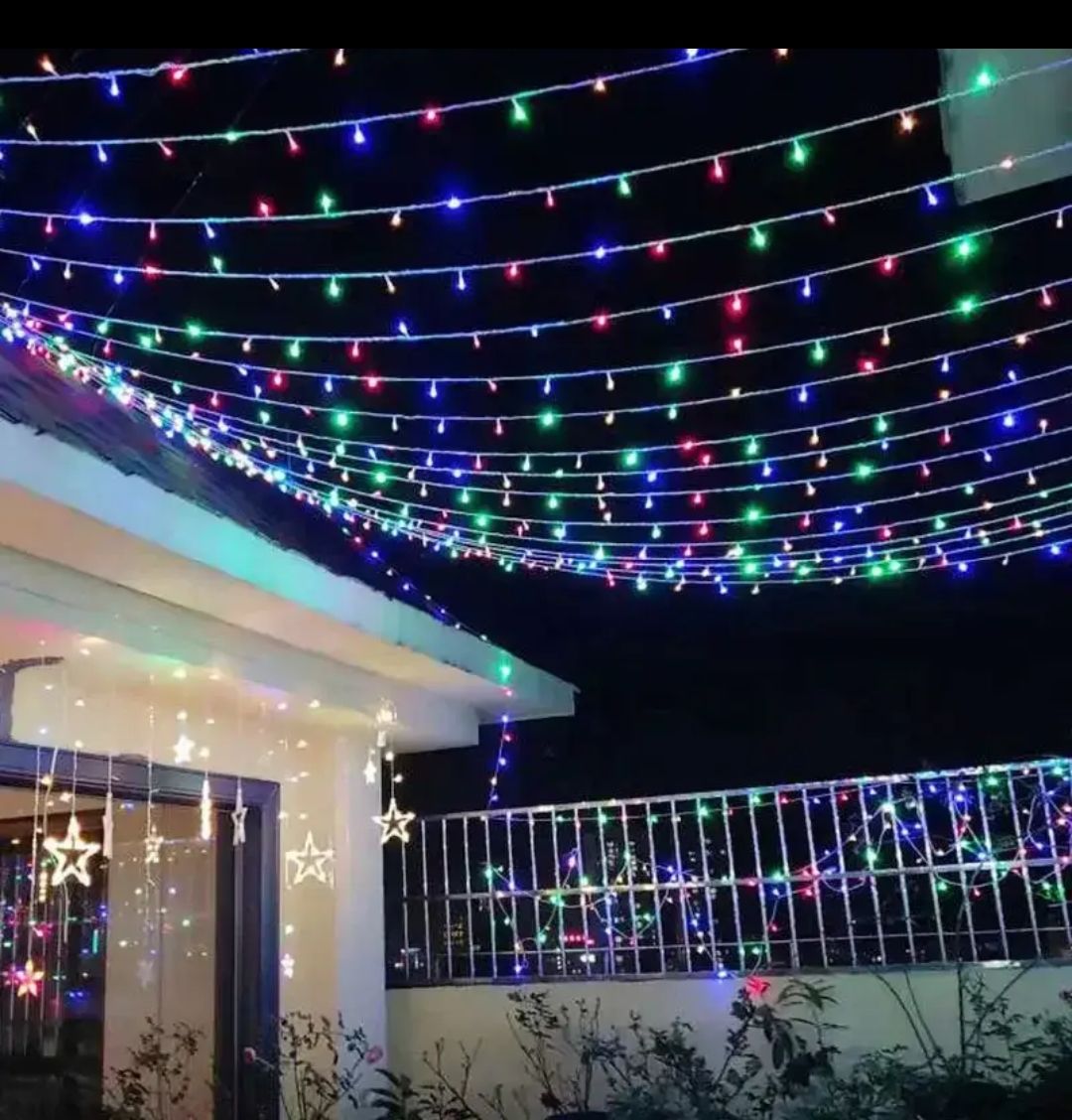 Led String Lights 10M Column Shape 100LED Wedding Decoration Fairy Light Party Holiday Lights Lighting Tree Garland,AC220V Waterproof Outdoor Light