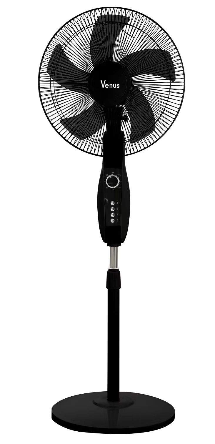 Venus Stand Fan 18" USSF-613-18: High Speed Airflow, 3 Speed Functions, Powerful Air with 5 Blades, and Lower Power Consumption