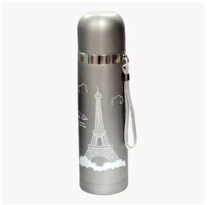 Best quality 500ML Metallic Thermos Vacuum Flask ; Water Bottle: