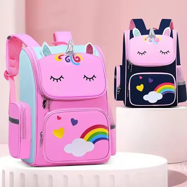 Back to school Waterproof Casual School Book Bag Large Capacity Cute Kids Backpack