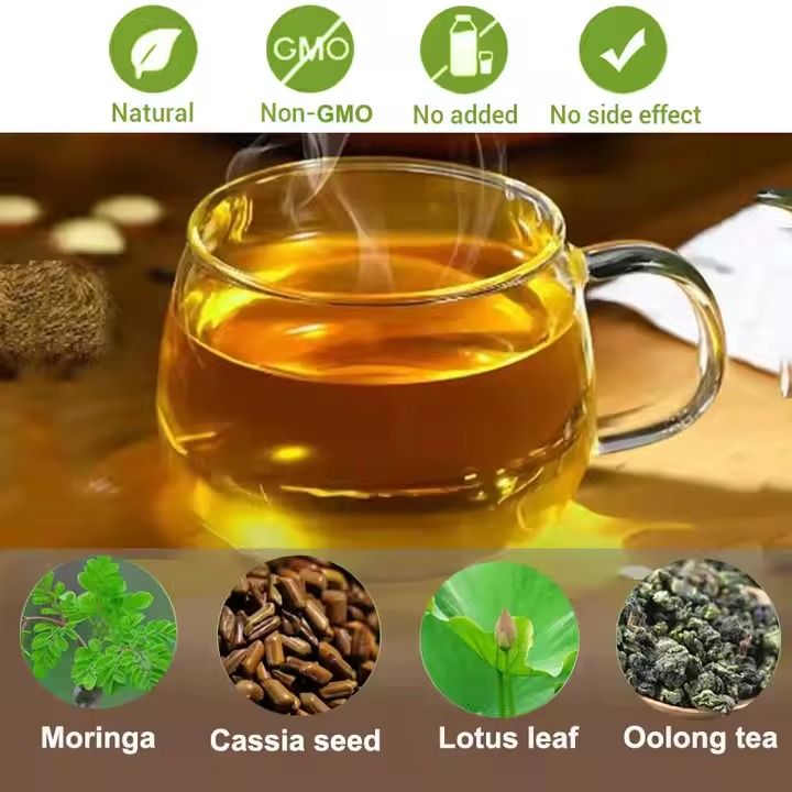 best Flat belly tea natural Fast Strong Lose Weight Slimming burn tummy tea 28 days detox with moringa