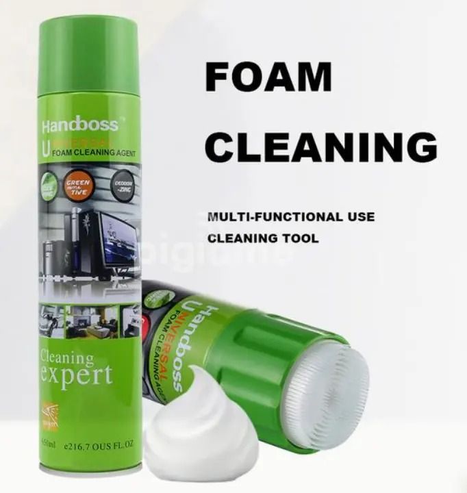 Offer!Offer!! Multipurpose Foam Cleaner for all Accessories - 1pc normal Green M Green Green