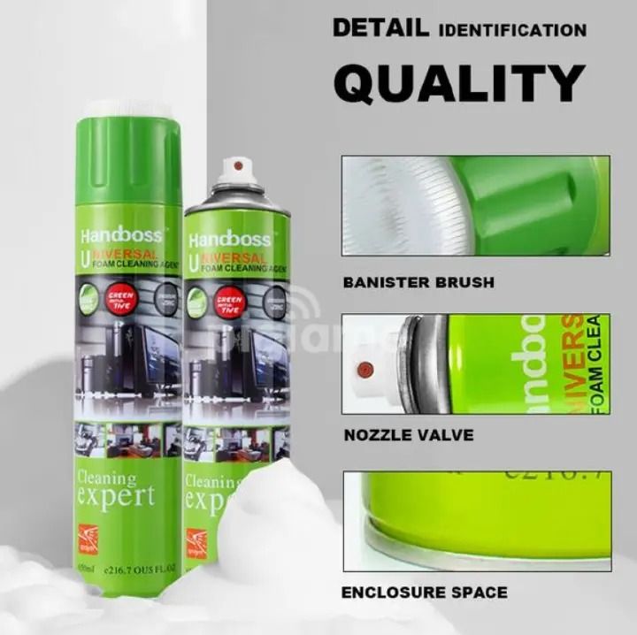 Offer!Offer!! Multipurpose Foam Cleaner for all Accessories - 1pc normal Green M Green Green