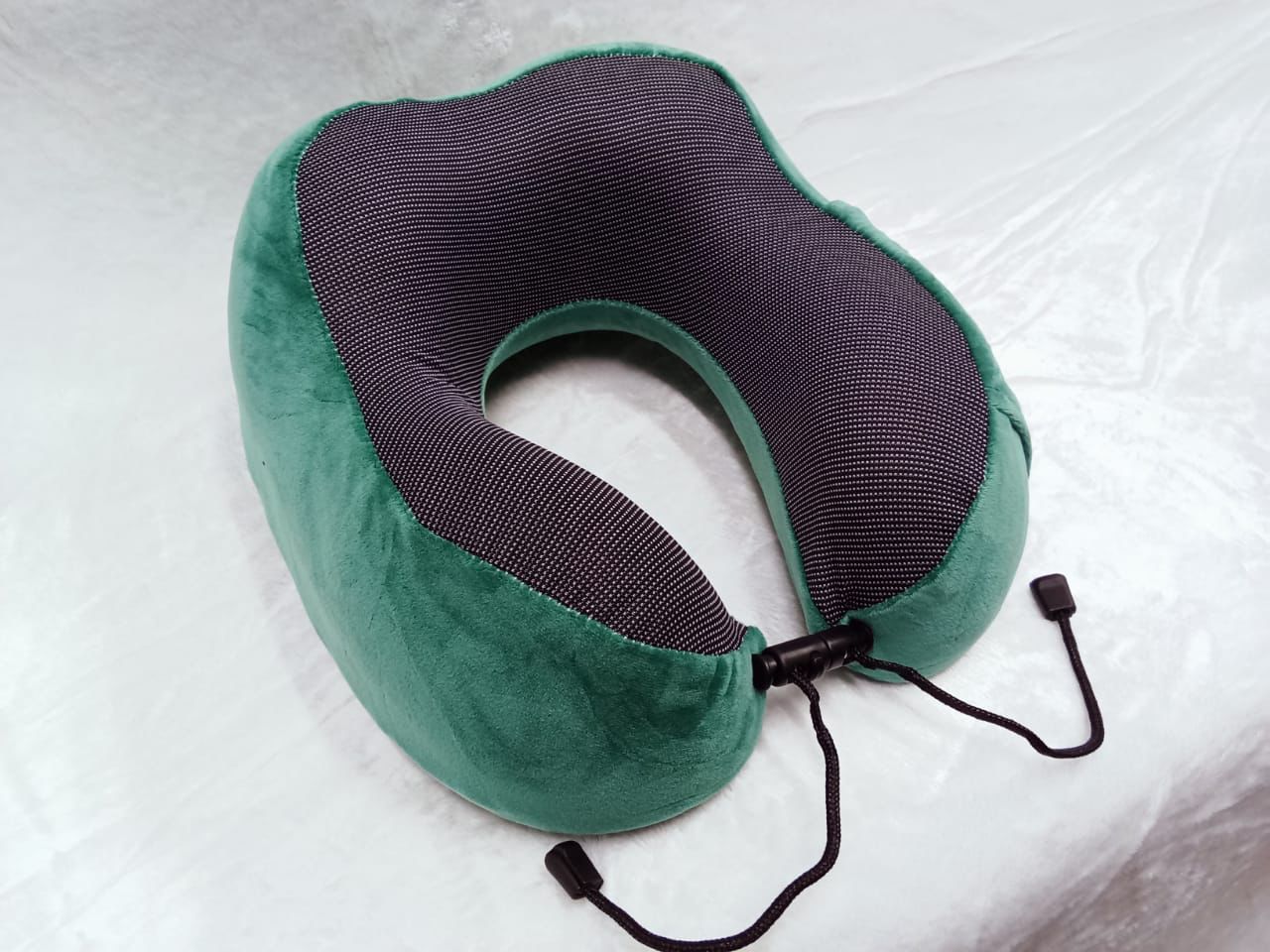 New stock alert‼️Microfiber Travel Neck Pillow , Best Memory Foam Neck Pillow and Head Support Soft Pillow , for Sleep Rest, Airplane, Car, Family and Travel Use