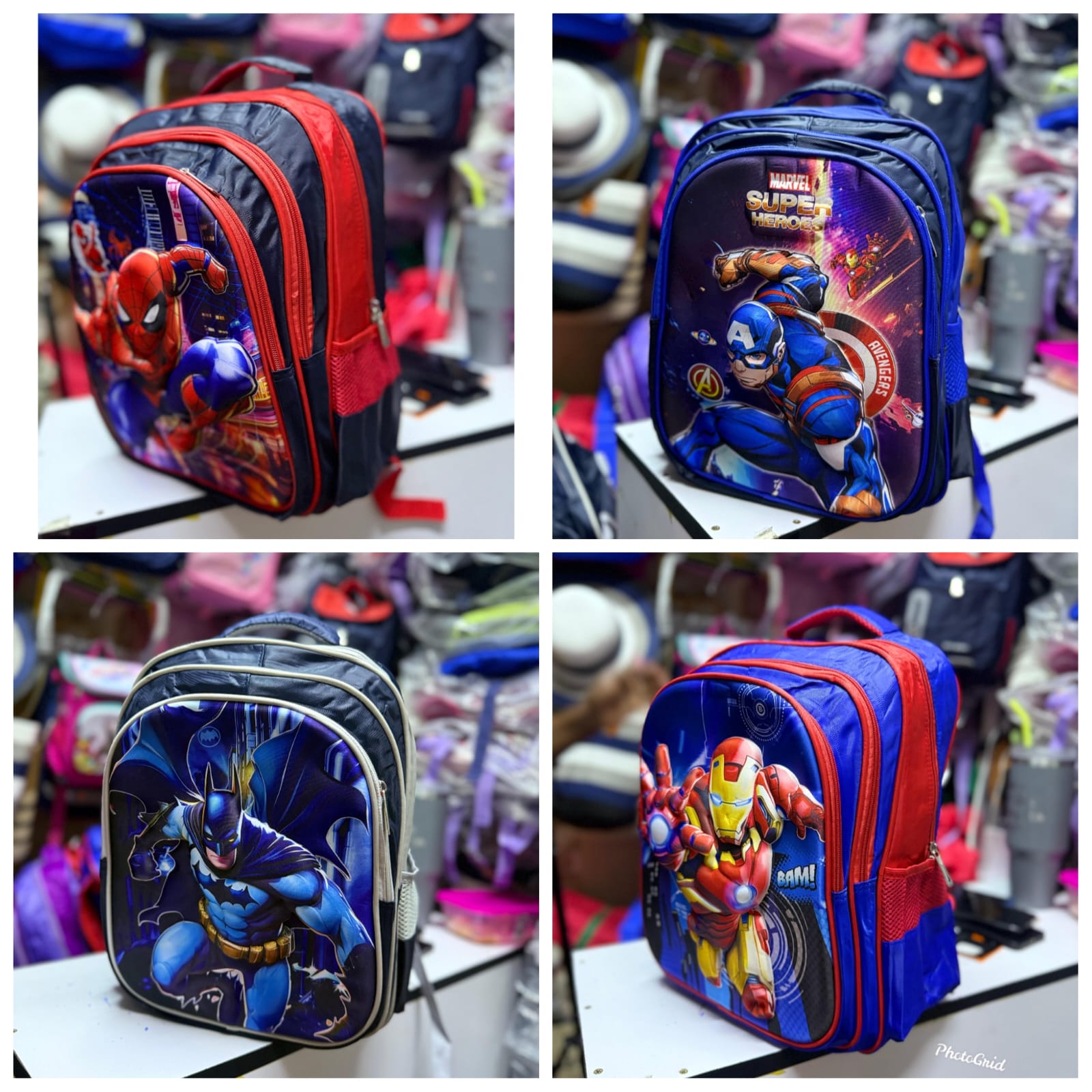 New stock alert !  large Cartoon themed school Bags (Boys) suit for Grade 1,2,3,4