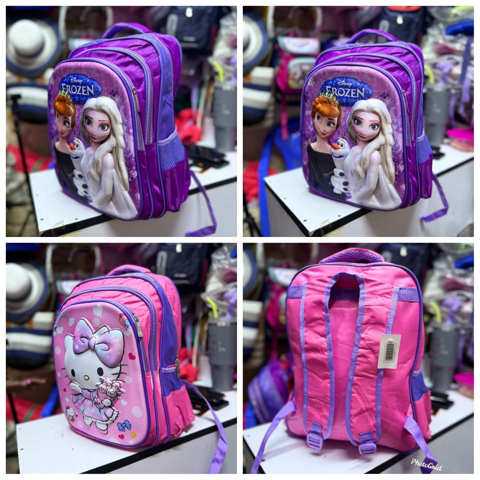 New stock alert !  large Cartoon themed school Bags (girls) suit for Grade 1,2,3,4