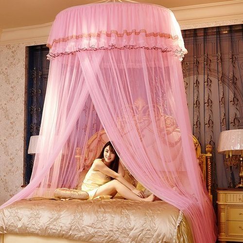 Round Mosquito Net For Single Bed-FREE SIZE