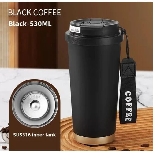 NEW ARRIVALS Best quality 600ml Metallic Thermos Vacuum Flask ; Water Bottle: Sports 600ml | 12hrs Hot-Cold | 2 Ways to Drink