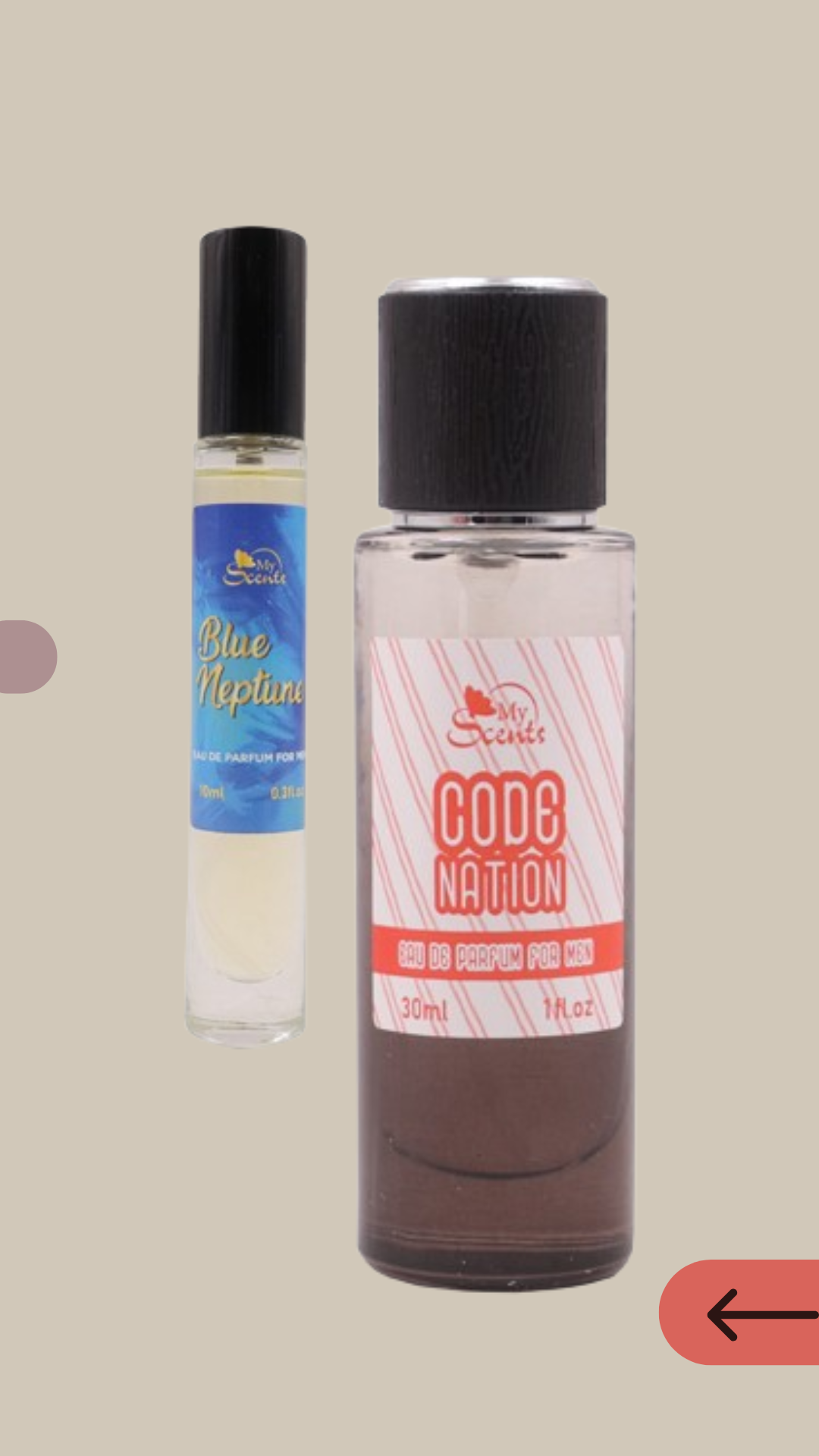 (PACK OF 2) 'The Scentury Kenya Perfumes Long Lasting Blue Neptune+Code Nation perfect scent duo Set Charm feel beautiful & provides a captivating fragrance for women
