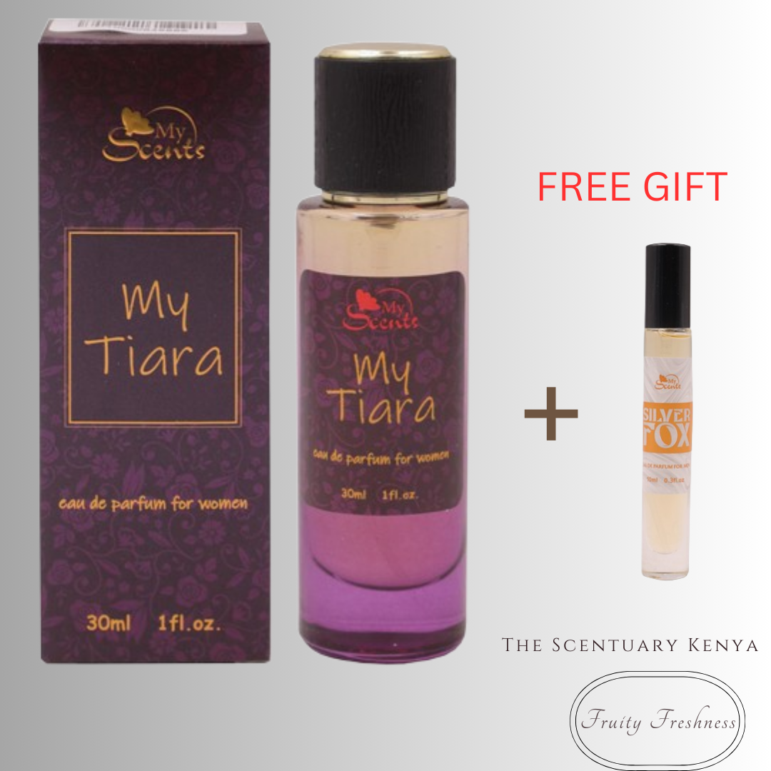 The Scentury Kenya 30ml My Tiara Perfumer For Ladies PLUS A FREE PERFUME GIFT Lasting Fragrance Flower Fruit Fragrance Ladies Perfume Deodorant