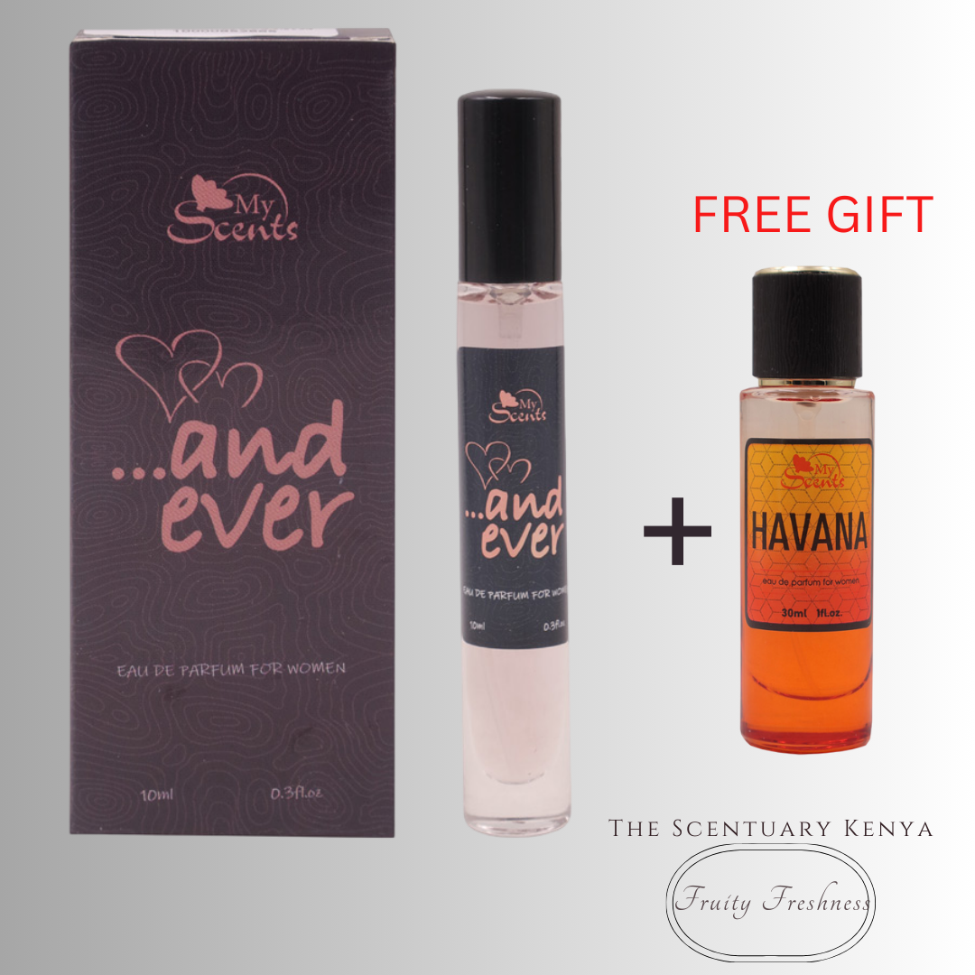 The Scentury Kenya 10ml And Ever Women's Perfume PLUS A FREE  Valentine's GIFT Long-lasting 4 Different looks Ladies PerfumesFloral and FruityFragrance Gift Box