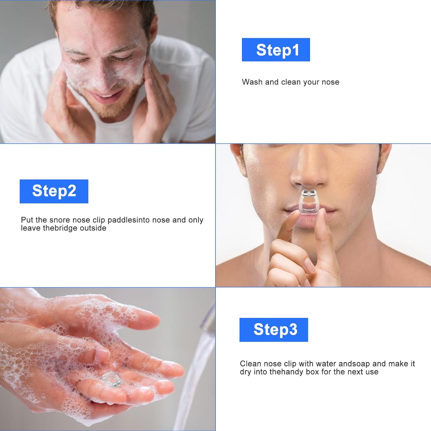 Anti Snoring Devices, Snore Stopper Upgraded Silicone Magnetic Anti Snoring Nose Clip, Effective to Stop Snoring, Professional Anti Snoring Nose Clip for Men and Women