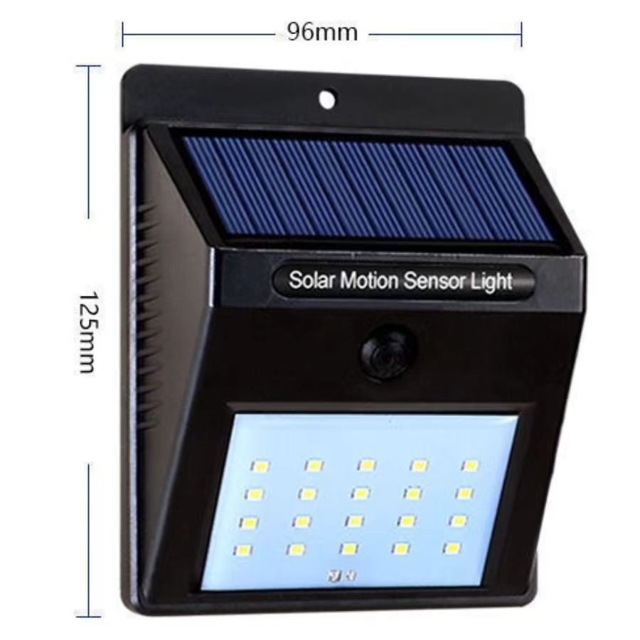 Solar Sensor Lights Outdoor LED Waterproof Security Solar Motion Sensor Wall Lights for Fence Patio Deck Yard Garden with Motion Activated Auto On/Off